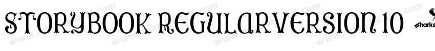 Storybook RegularVersion 10字体转换